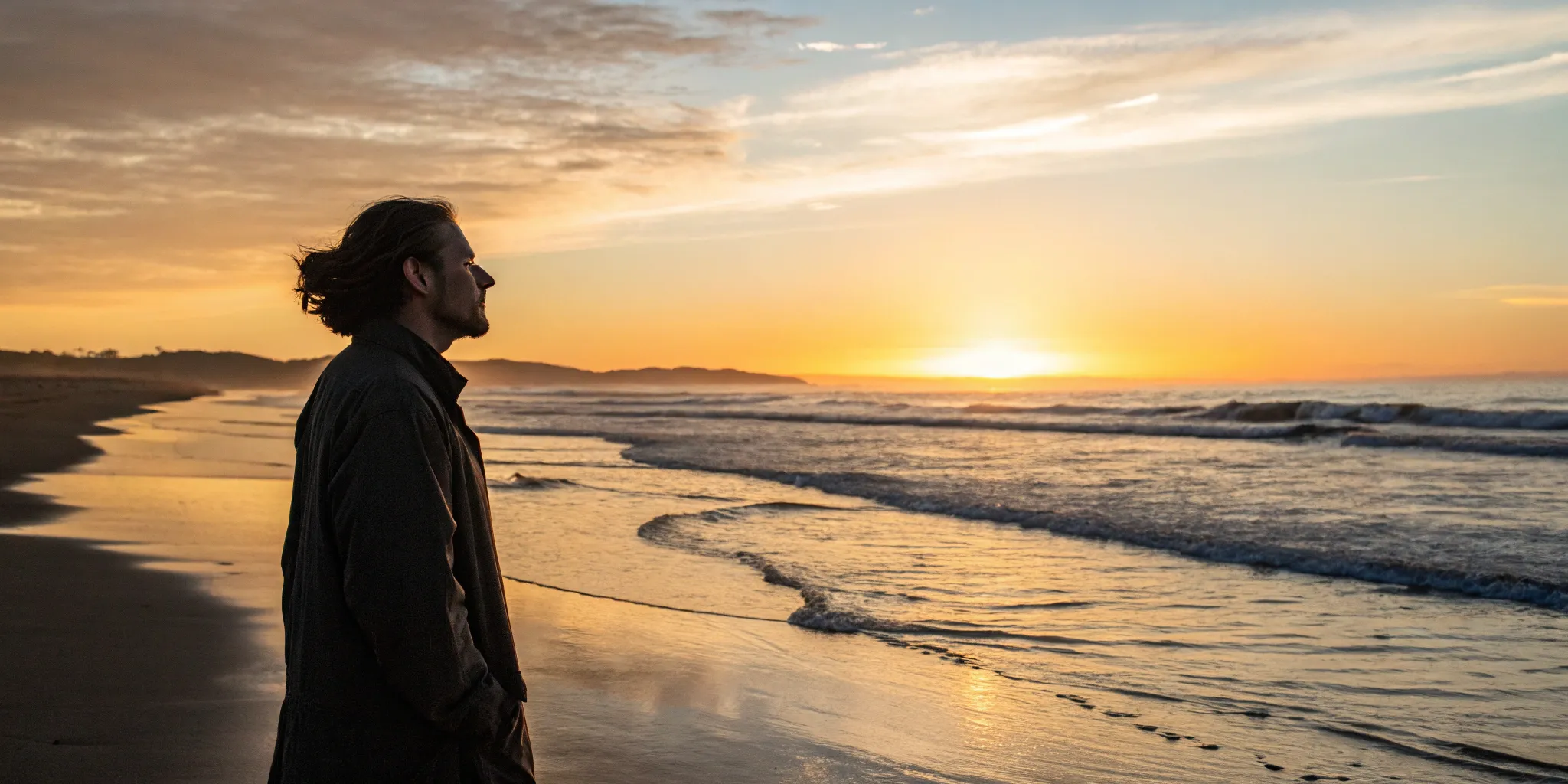 Man thinking about whether he should get a lawyer for a car accident that wasn't his fault.