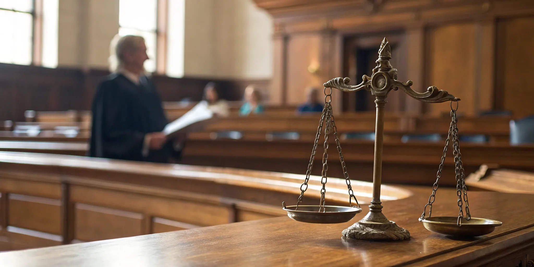 A lawyer with scales of justice determines if a car accident settlement is taxable.