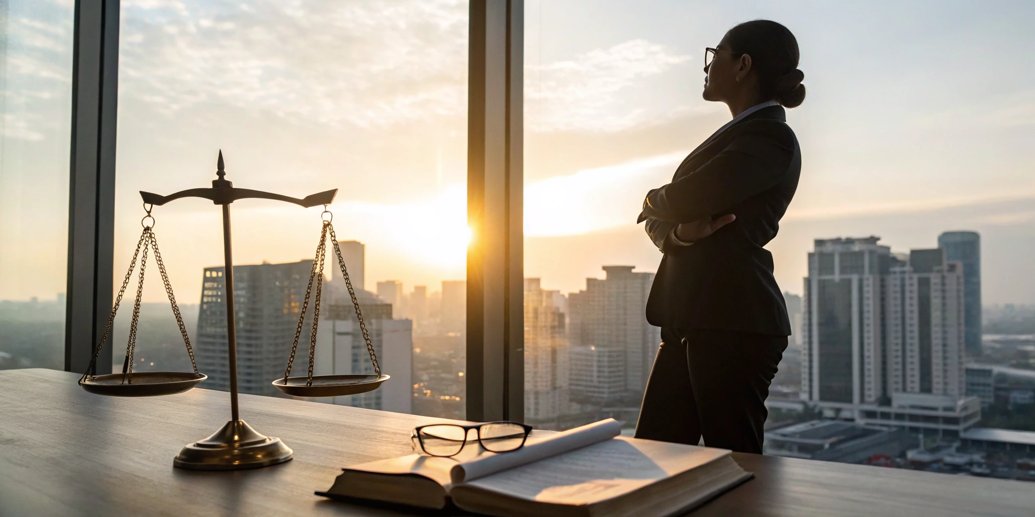 A bad faith claim attorney with scales of justice, ready to fight for your rights.