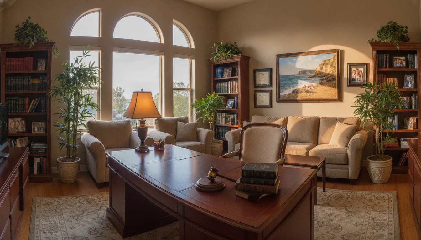 Professional law office interior representing California wrongful death legal guidance