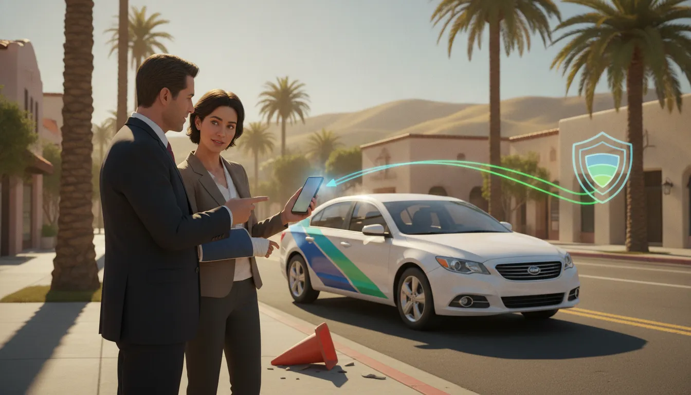 San Luis Obispo Uber accident lawyers reviewing rideshare coverage after a crash